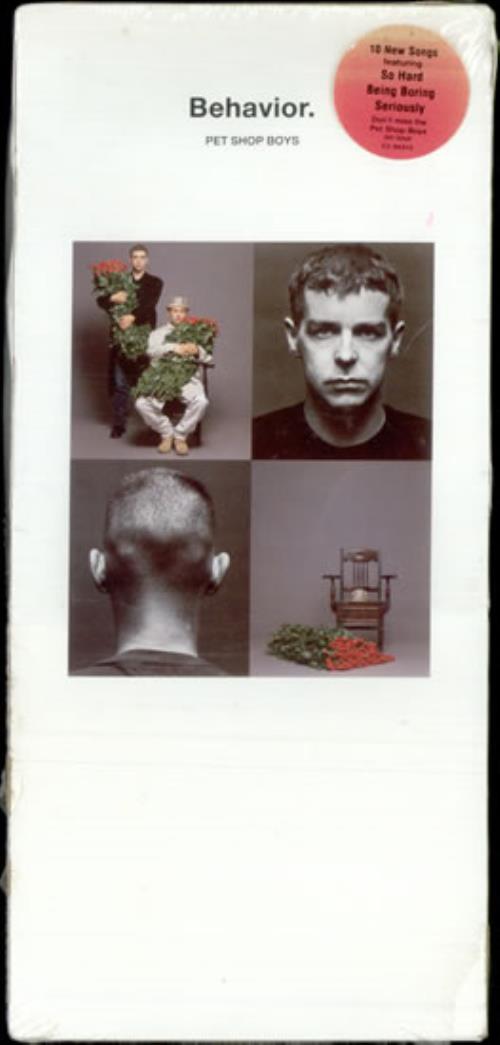 Pet Shop Boys Behavior - Long Picture Box US CD album (CDLP